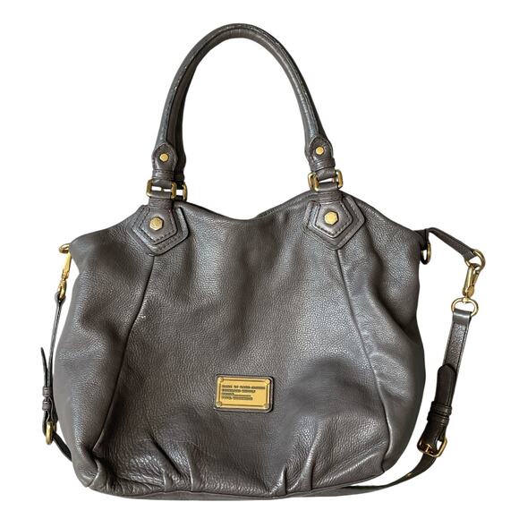 Marc By Marc Jacobs Handbags - Marc by Marc Jacobs Gray Leather Shoulder Bag